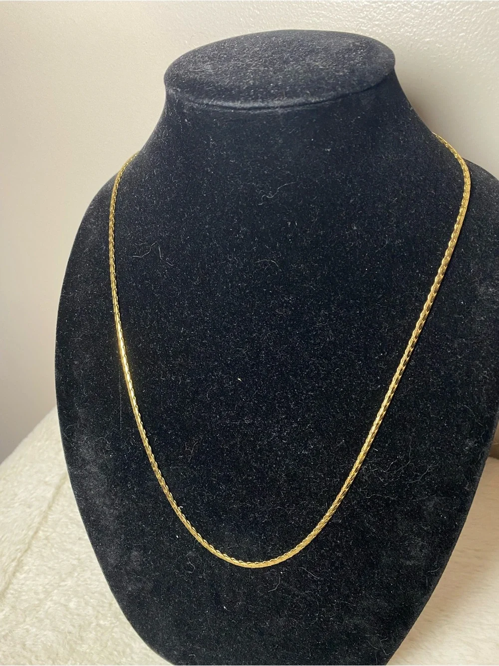 Classic Gold Rope Chain Necklace - 24in